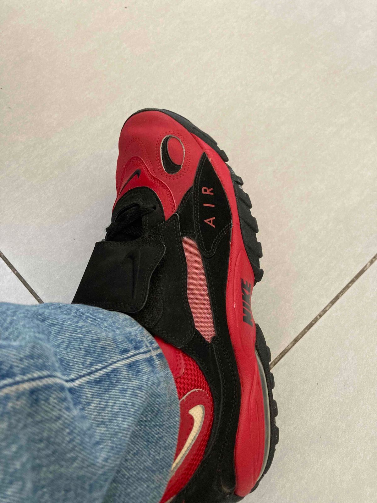 nike air max speed turf red and black