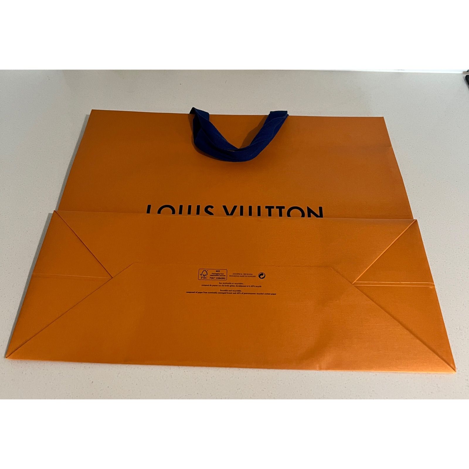 Paper bag louis online vuitton asli