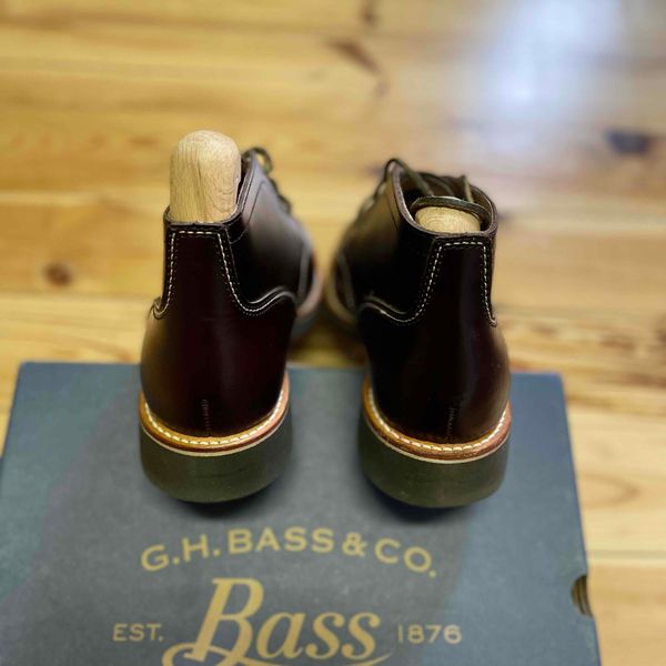 Men BASS DUXBURY chukka boots. Full grain Yaga SA