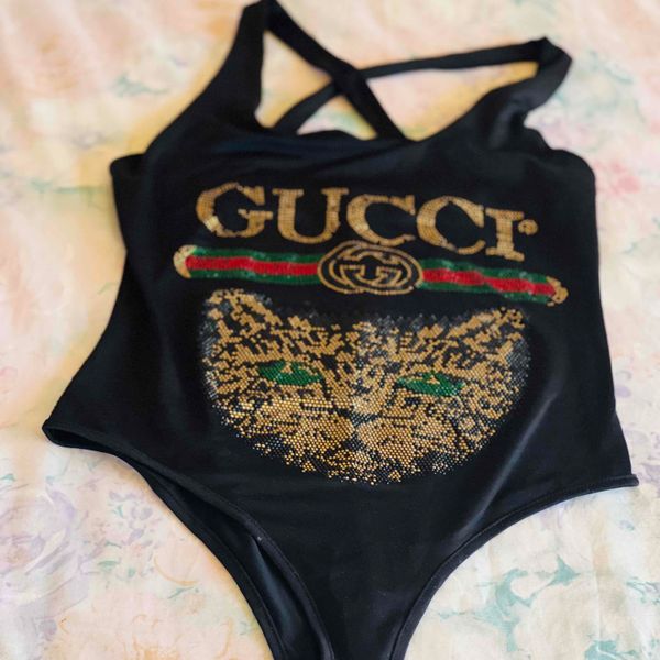 Gucci cat sales swimsuit