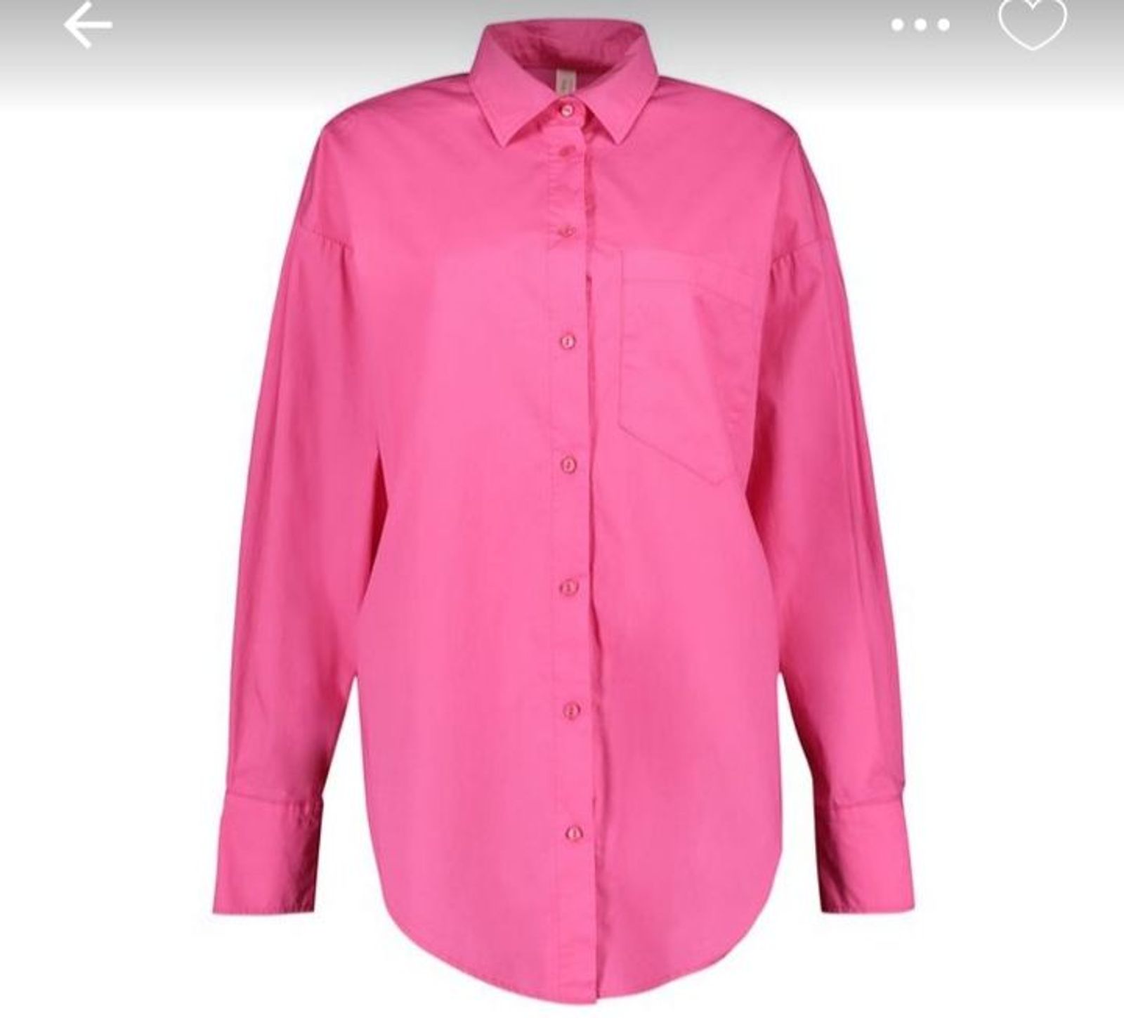 pink oversized shirt foschini