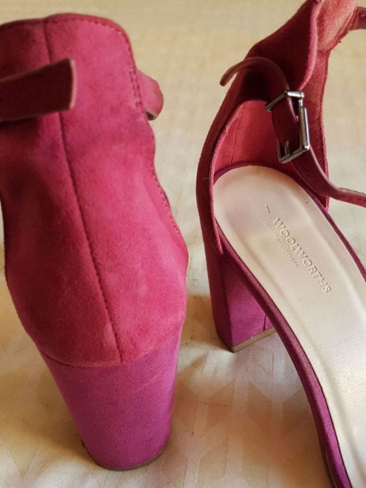 Women Retails R600 Purple block heels Worn Yaga SA