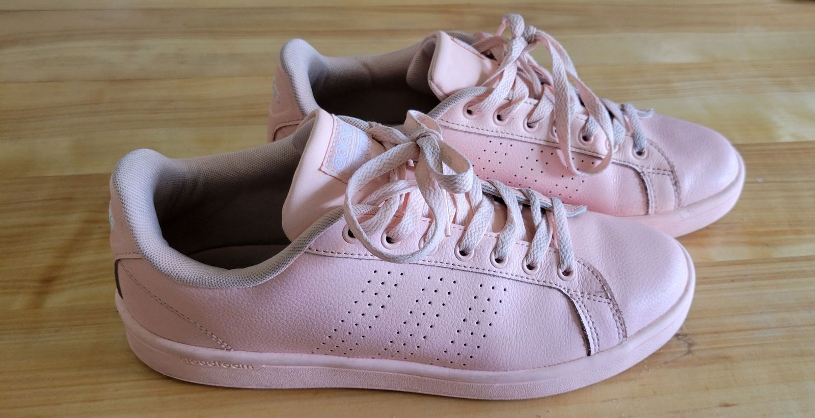 Adidas cloudfoam shop advantage clean pink