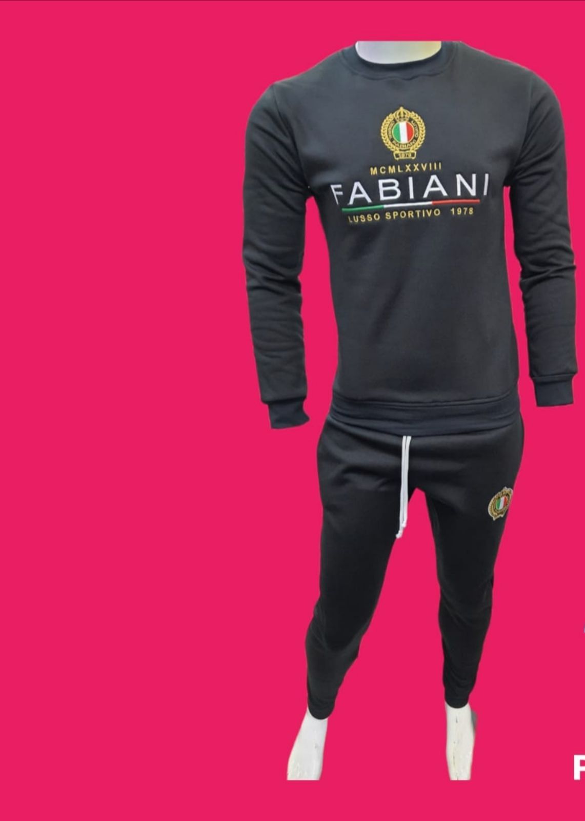 Men Fabiani Track top for R400 Track Pants YAGA