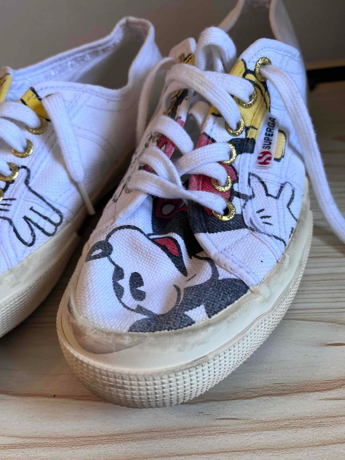 Superga mickey hotsell mouse sneaker