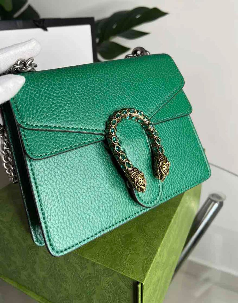 Women Gucci Diagnosis Crystal bag emerald Yaga SA