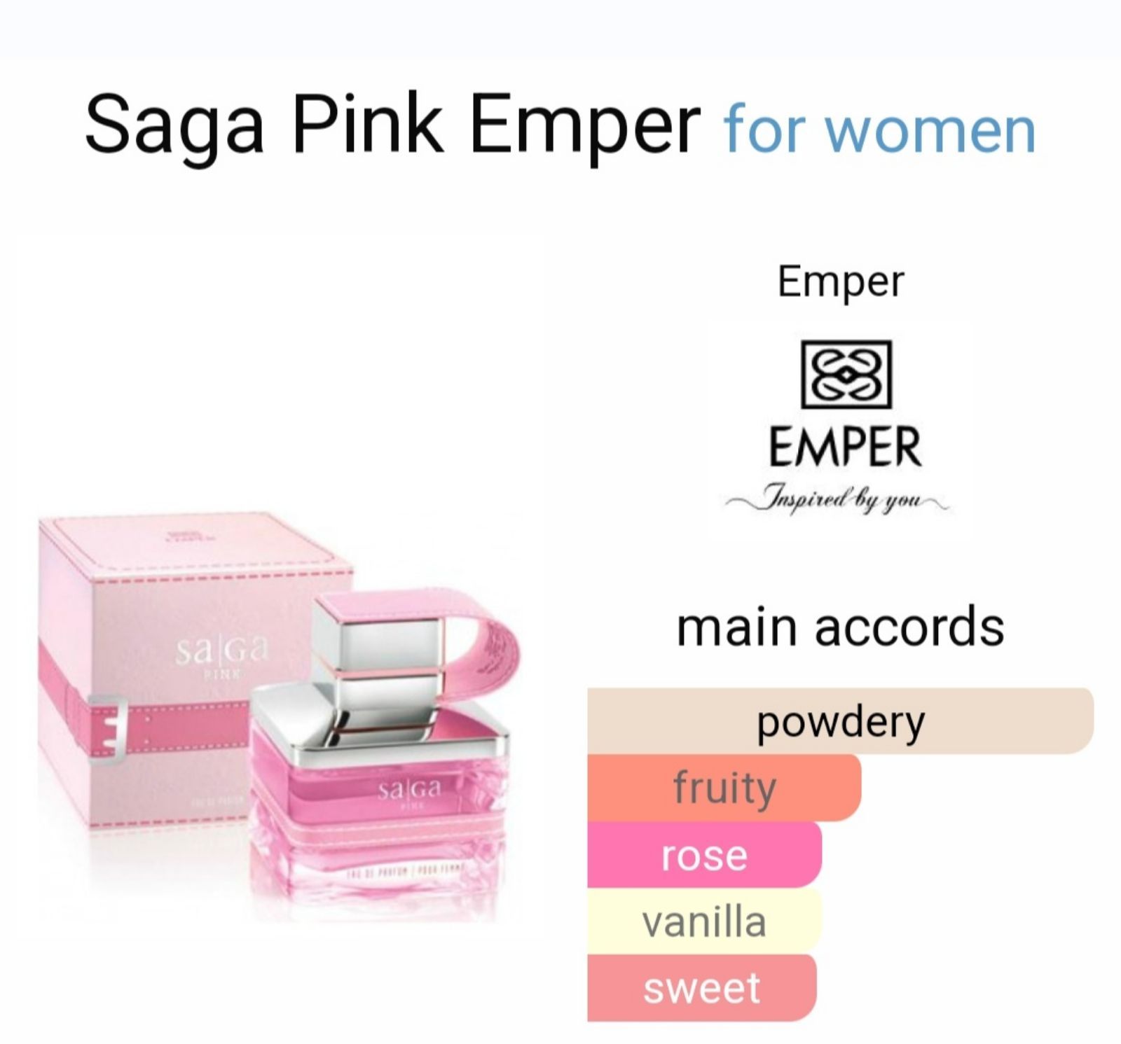 Perfume discount saga pink