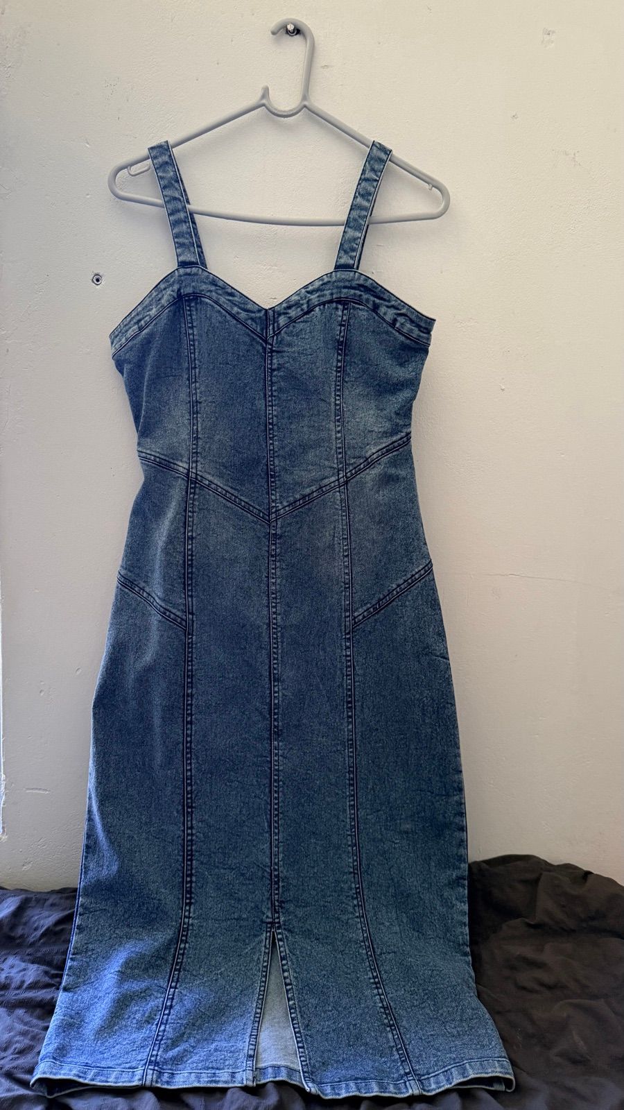 truworths denim dresses Blue Denim Pleated Mini Shirt Dress (3240061)