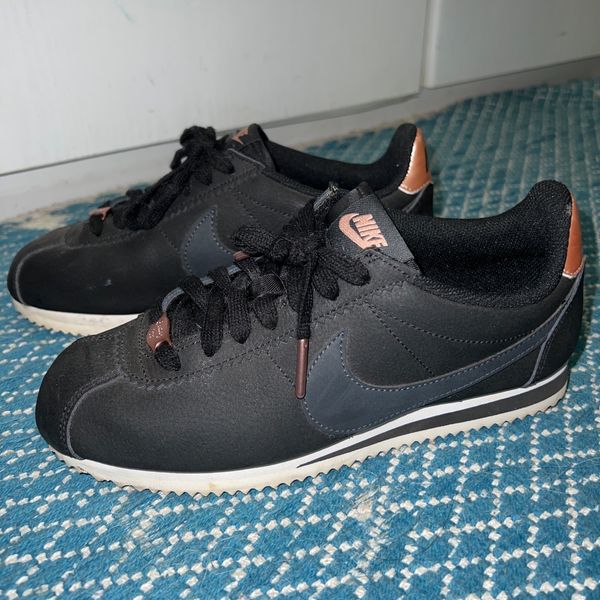 Women Nike cortez Black Rose Gold Wom Yaga SA
