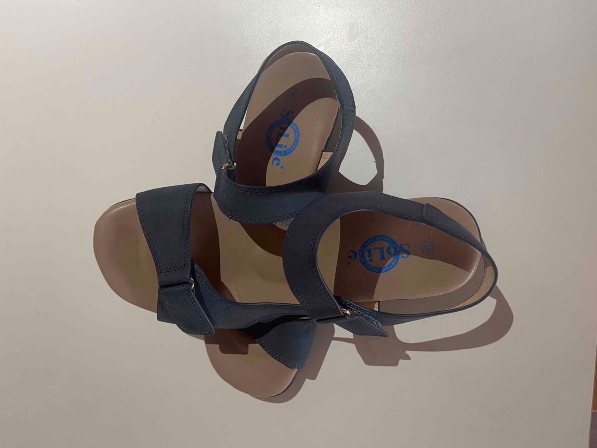 Women Navy Sandals Solite Orthopedic Comf Yaga SA
