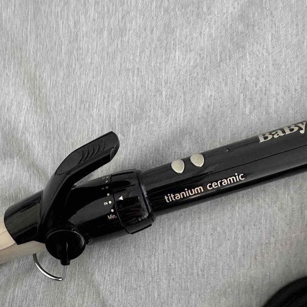 Ceramic titanium curling iron online