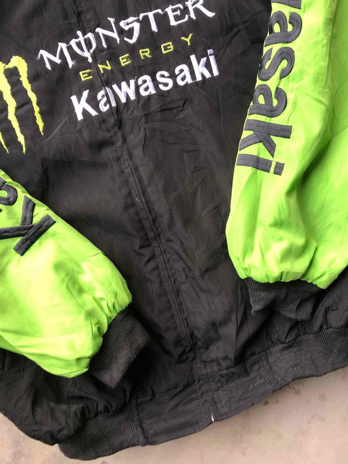 Men | VINTAGE MONSTER x KAWASAKI JACKET Used | YAGA