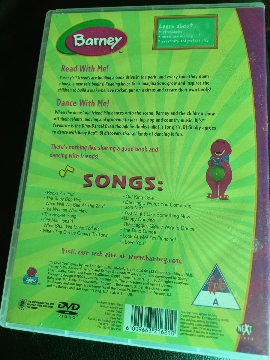 Kids | Barney CD. If selecting Aramex deliver | Yaga SA