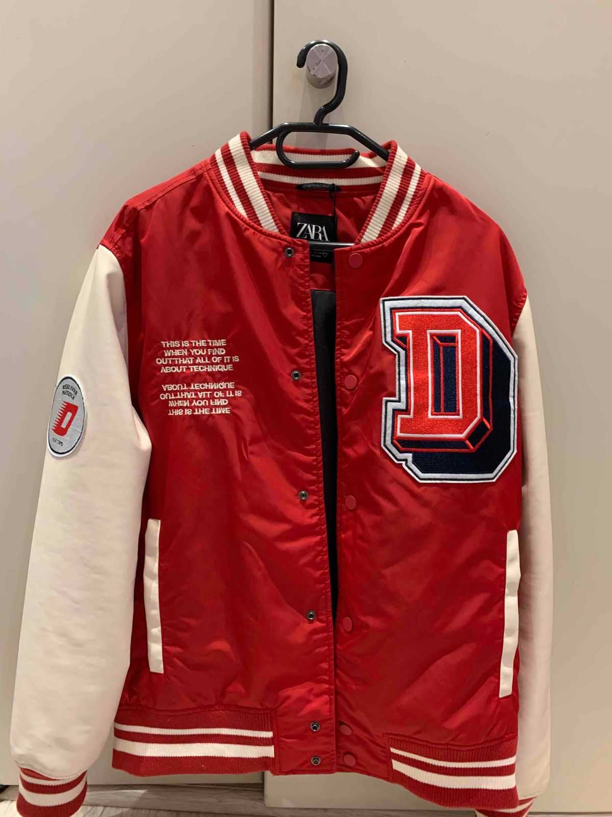 Varsity Jacket Zara Star Jacket Men Zara Red Varsity Bomber Jacket