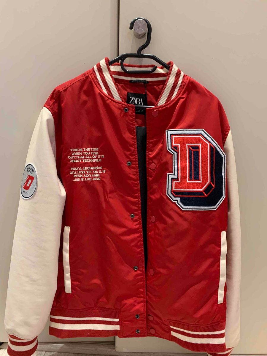 Varsity Jacket Zara Star Jacket Men Zara Red Varsity Bomber Jacket