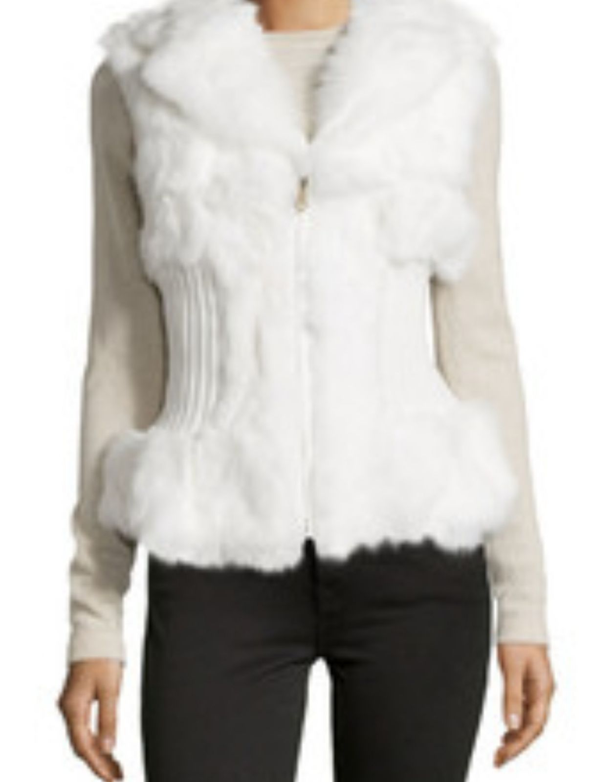 Metric knits 2025 fur vest