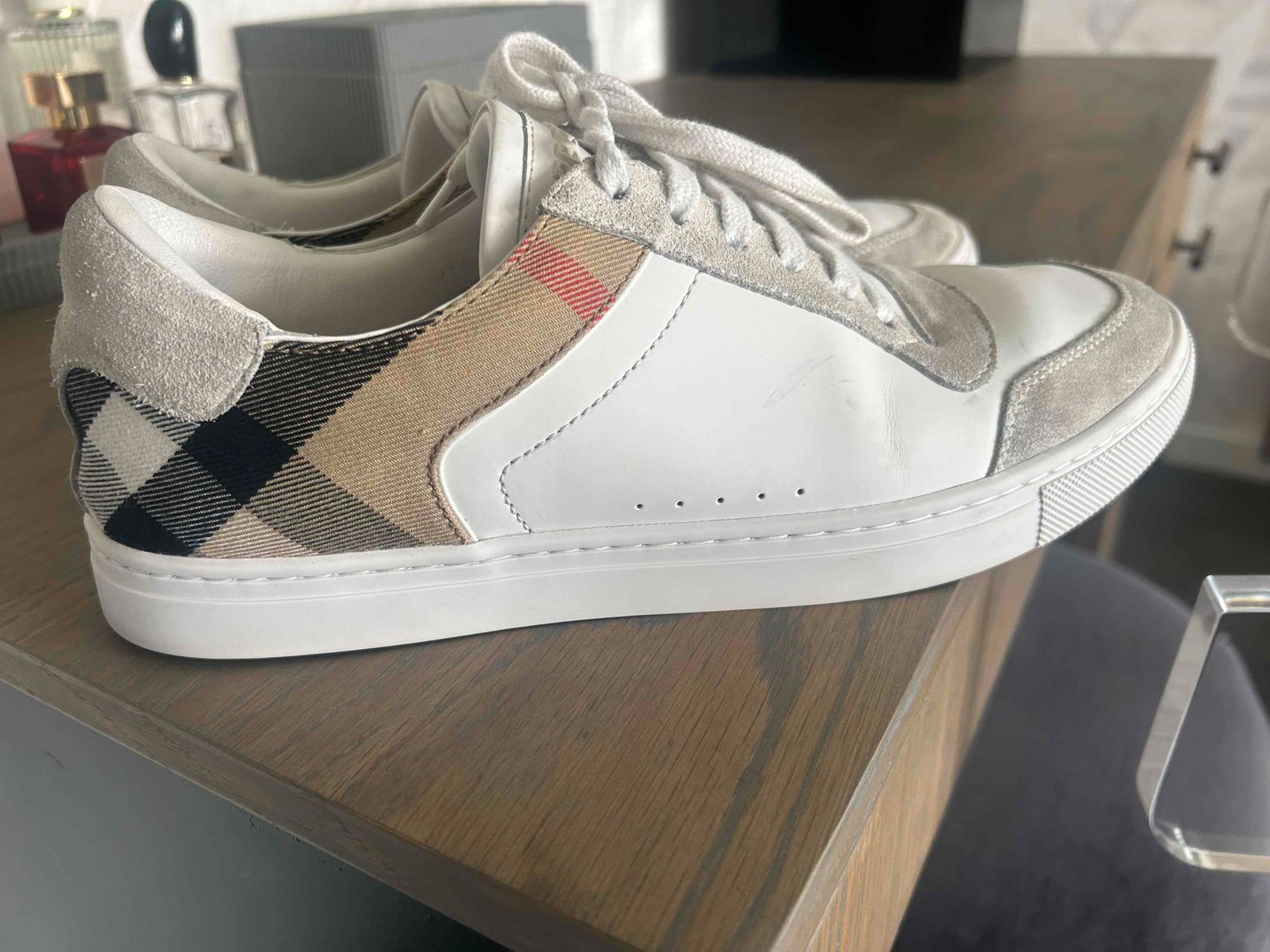 Burberry shoes deals mens silver