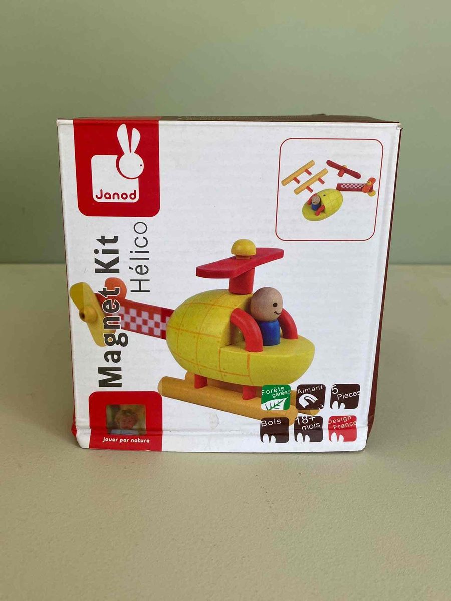 Kids Janod magnetic helicopter Closing down Yaga SA