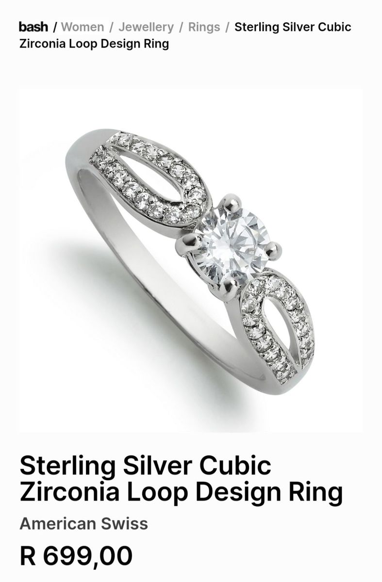 Cubic zirconia deals rings american swiss