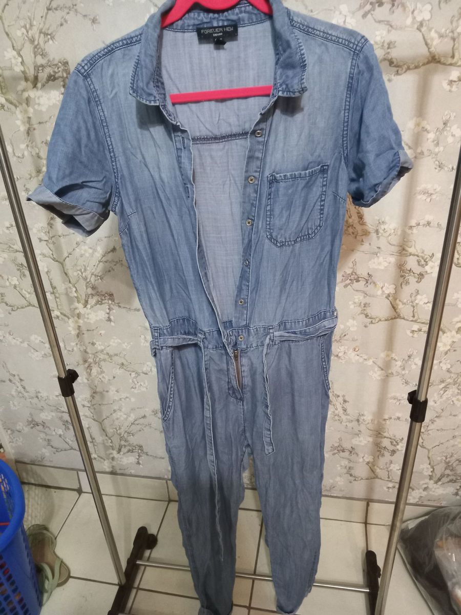 Forever new top denim jumpsuit