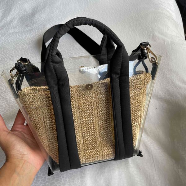 Women Zara combination vinyl crossbody I YAGA - Main Image