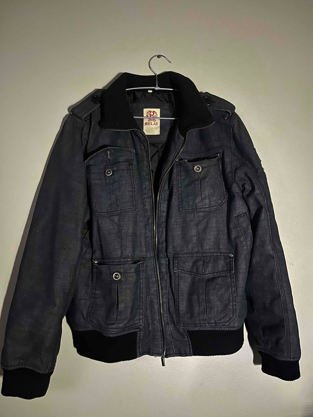 Men Relay Jeans Jacket YAGA - Main Image
