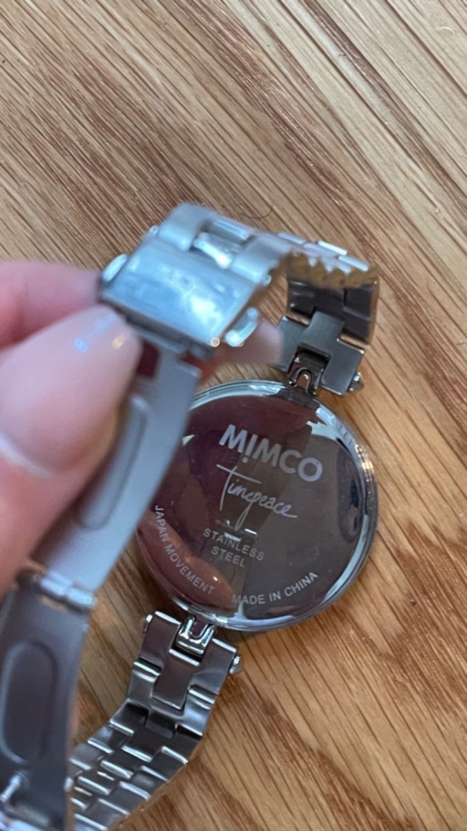Mimco 2025 silver watch