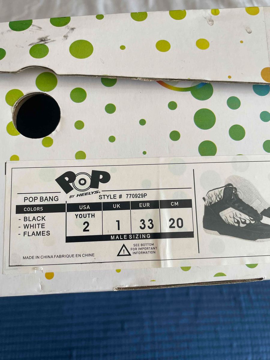 Kids POP By Heelys POP Bang UK size 1 EUR Si Yaga SA
