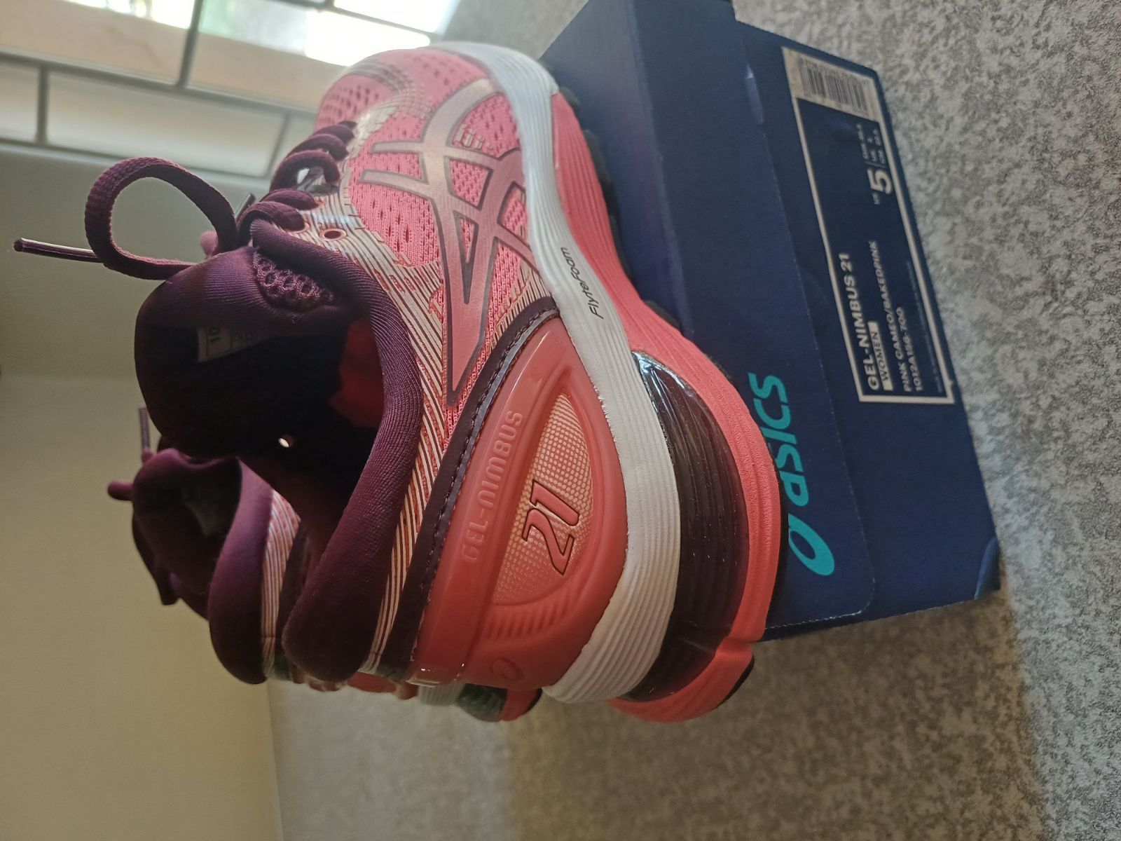 Asics gel nimbus hot sale 21 pink