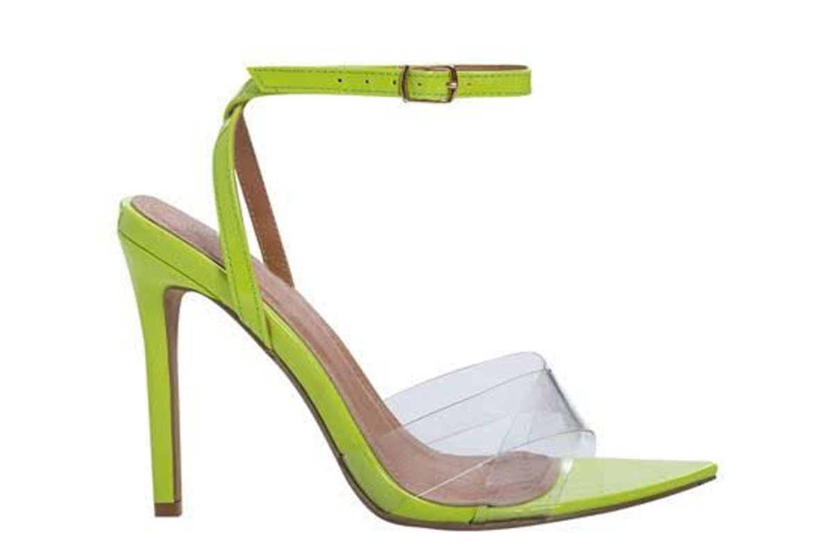Yellow heels at rage hotsell