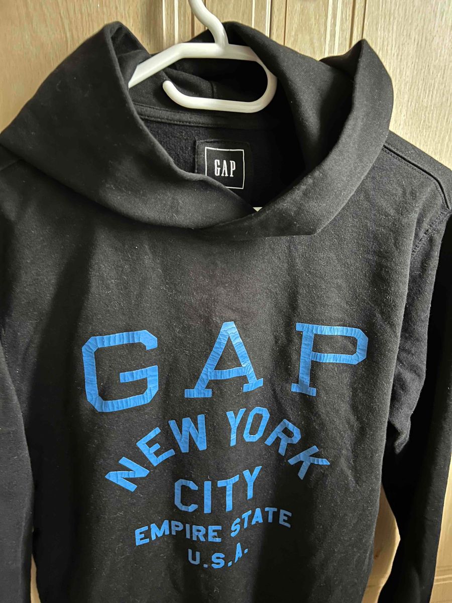 Gap Grey New York Logo Hoodie