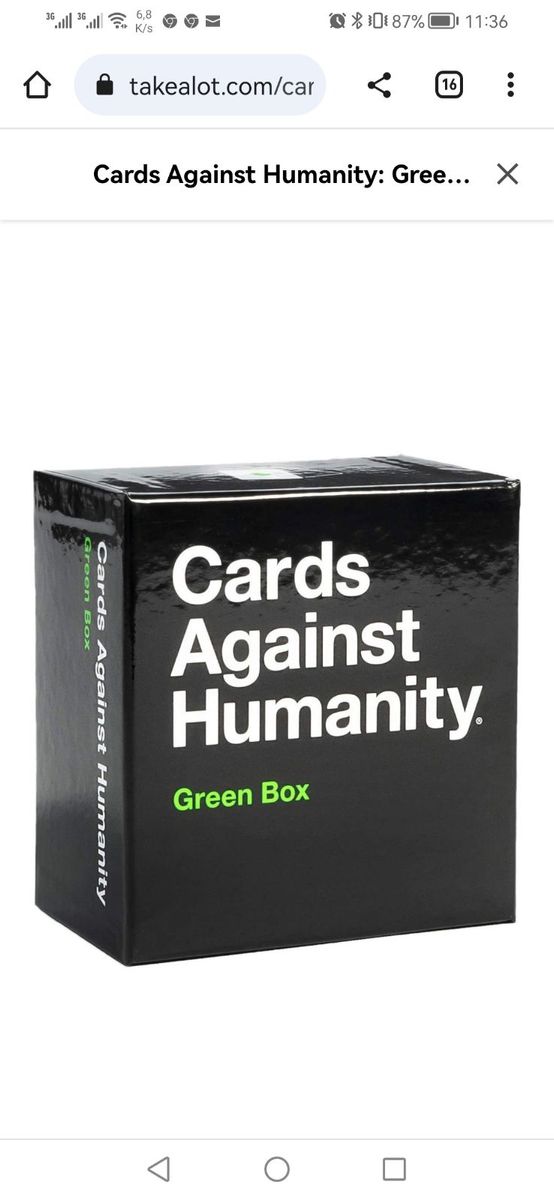 Other, Cards Against humanity Green Box The G