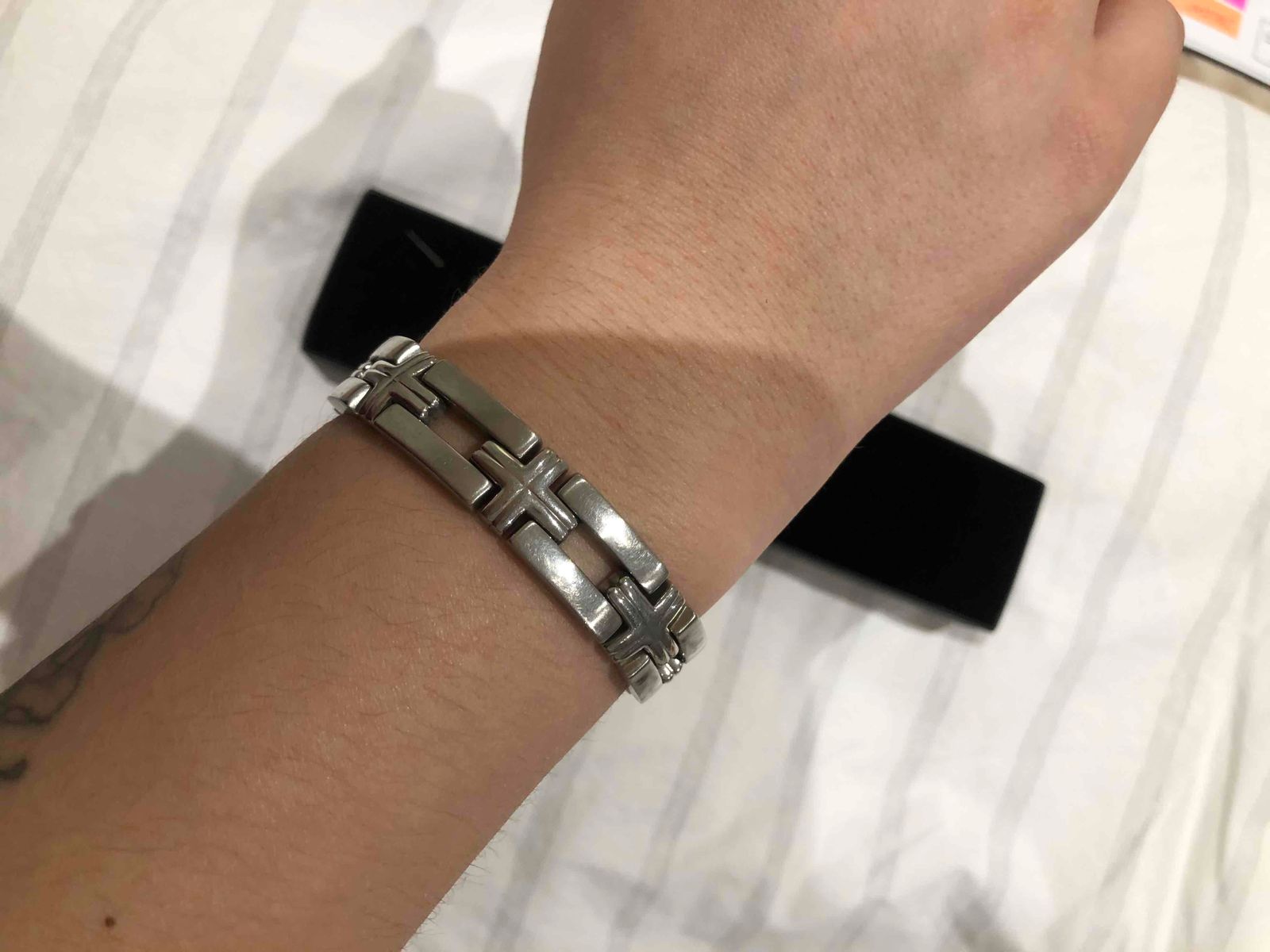 Men American Swiss stainless steel bracelet YAGA