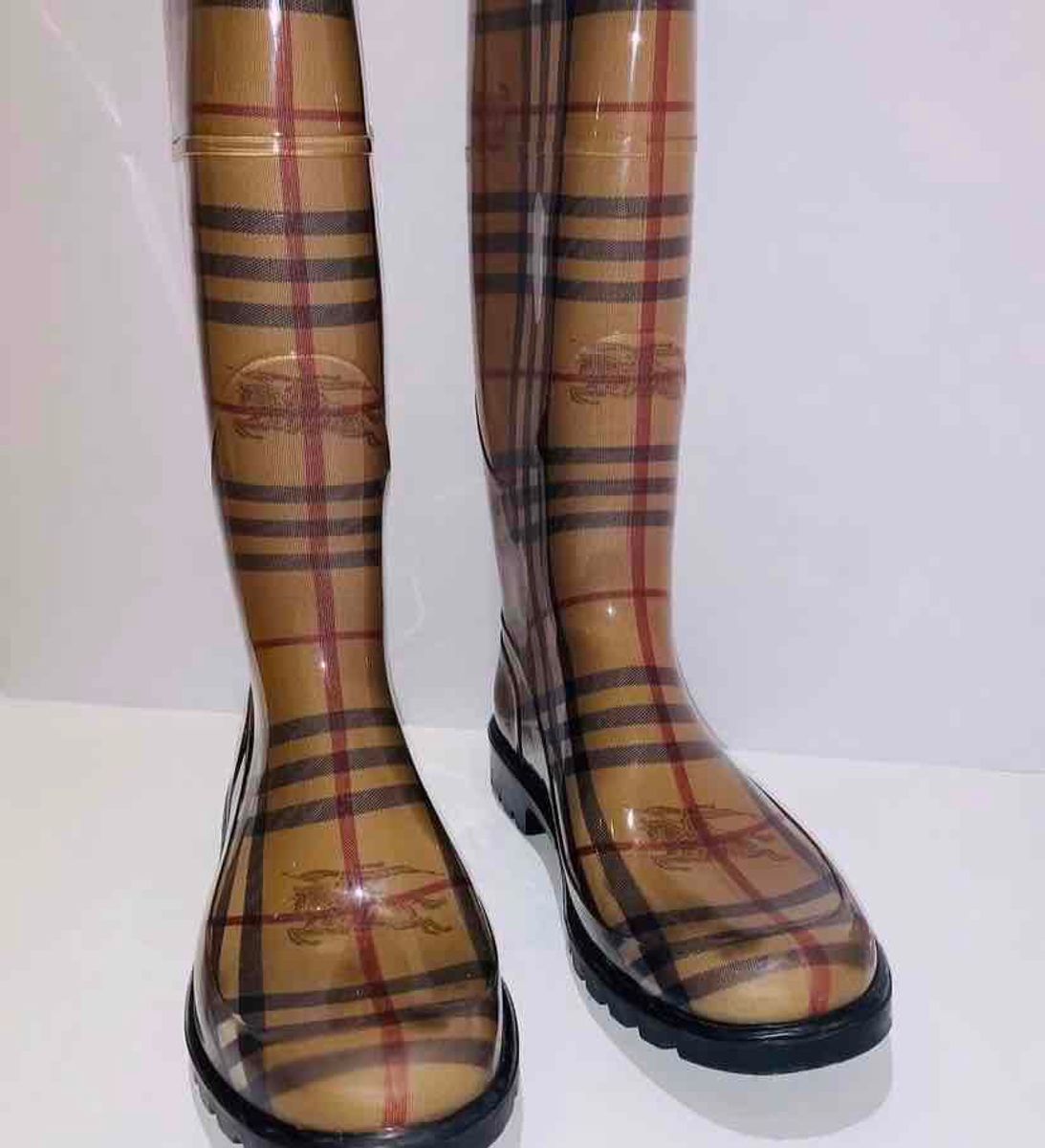 Burberry rain best sale boots for women