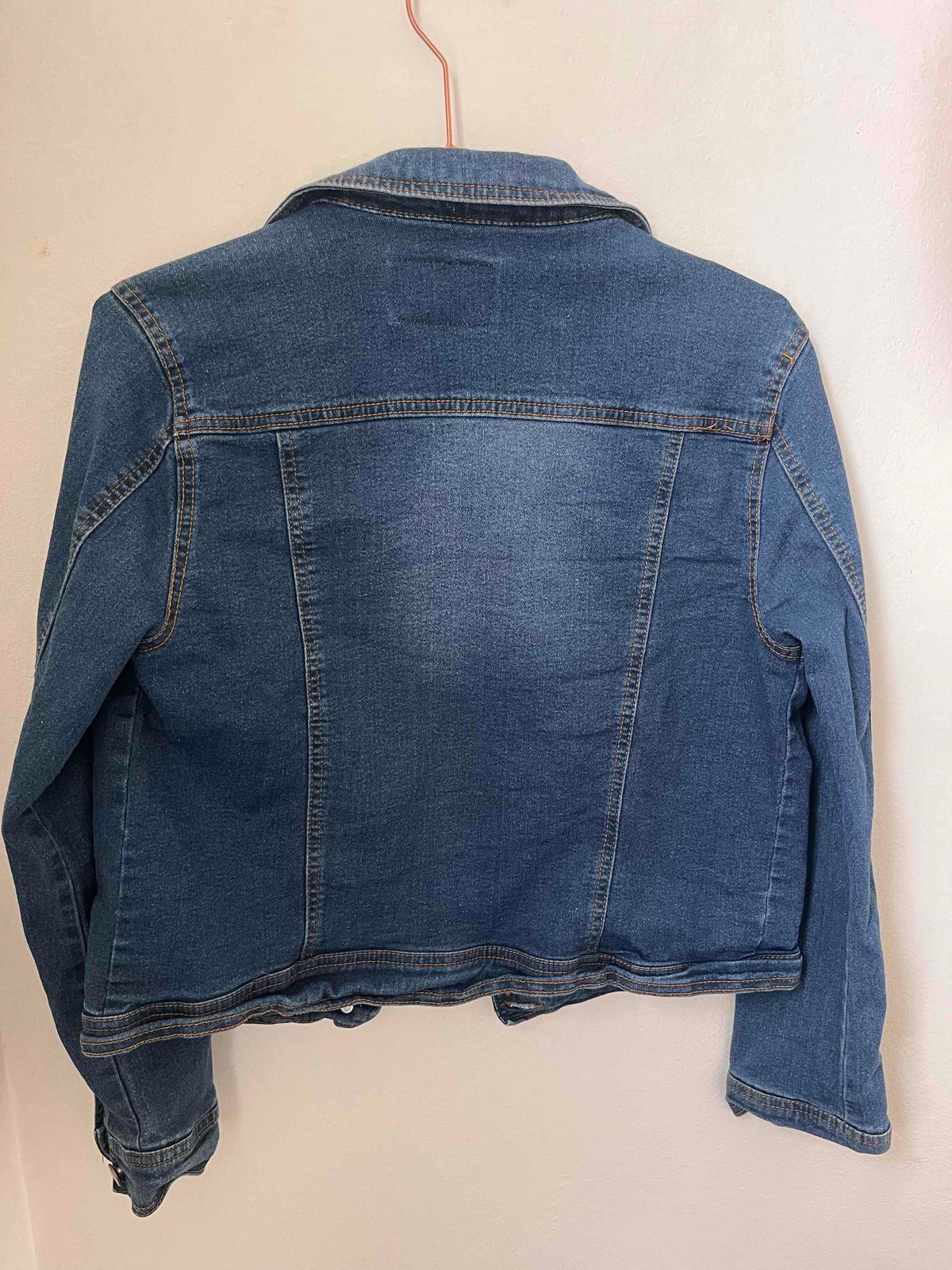 ジャケット・アウター ella selectshop denim oil cloth jacket Women | Ackermans stretchy denim jacket. Excell | YAGA