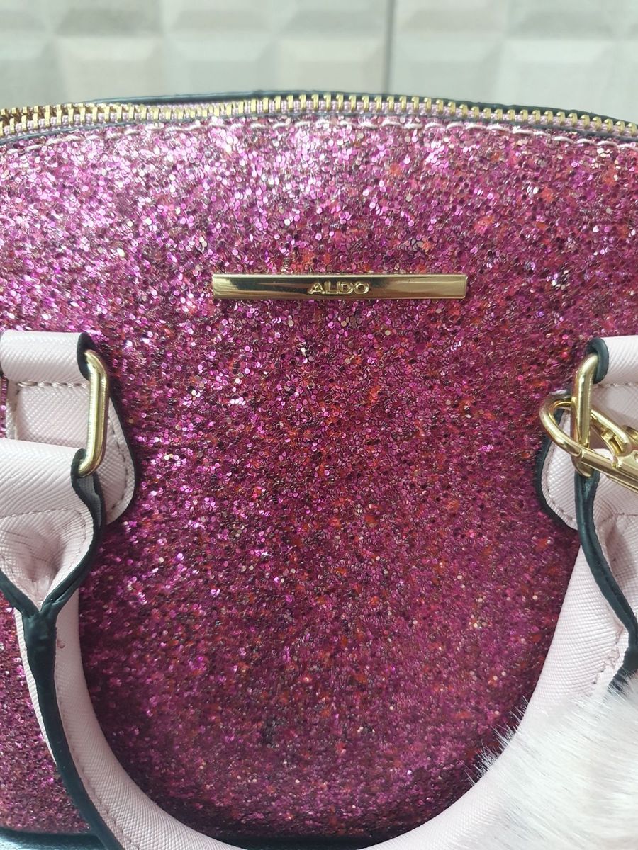 Women Aldo pink glitter bag light stain on Yaga SA