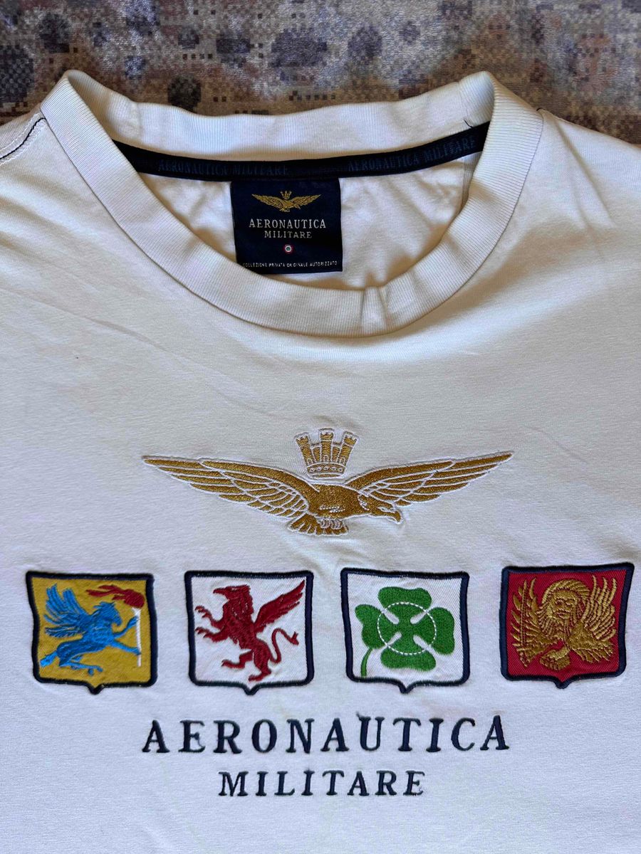 Men Aeronautica militare t shirt Yaga SA