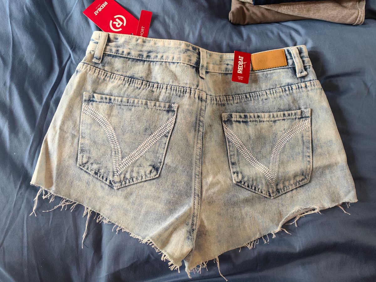Redbat Short Denim Shorts, Size 10, Never worn, tags still attached