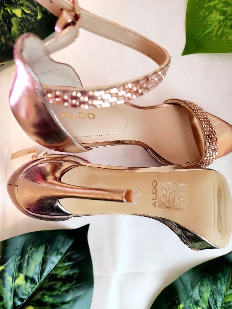 Aldo rose clearance gold shoes