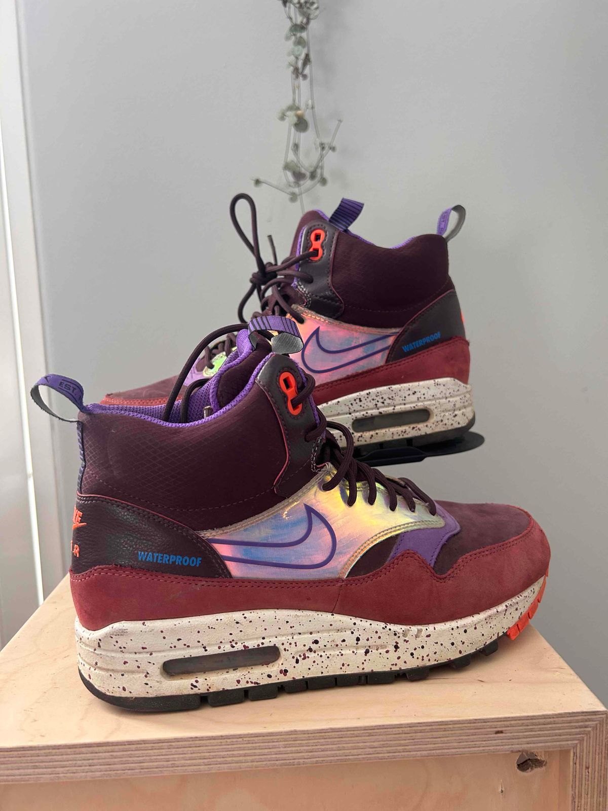 Air max 1 clearance mid waterproof women's sneakerboot