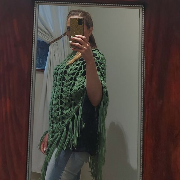 Gorgeous Knitted Poncho