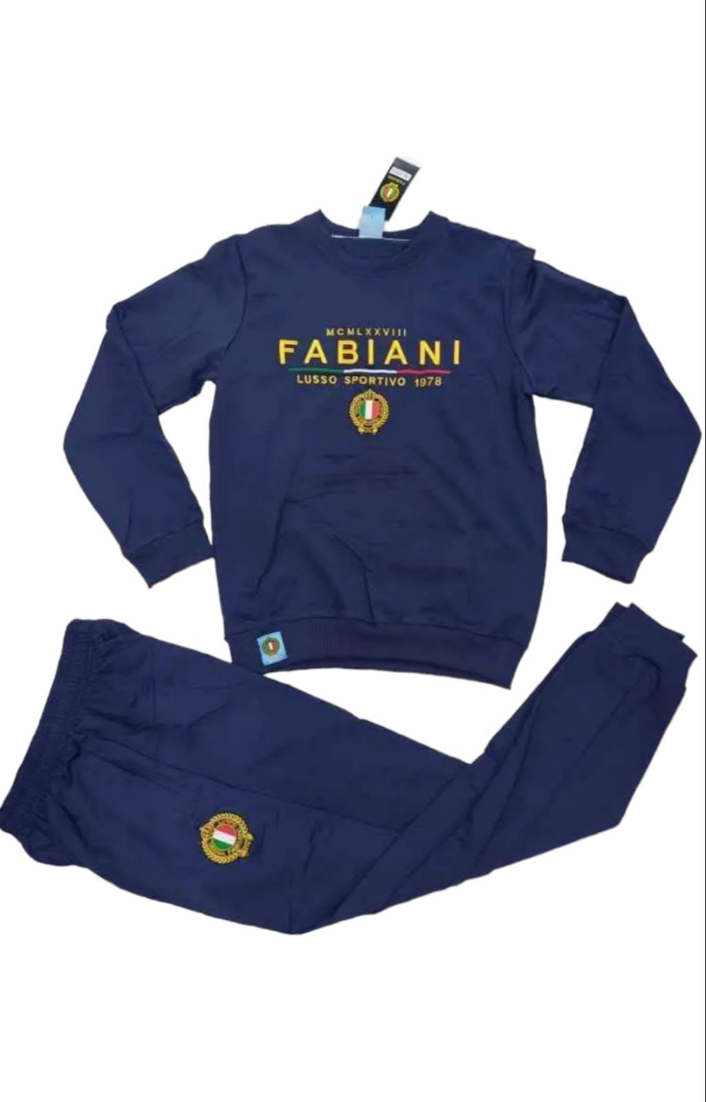 Men Original Fabiani Navy blue tracksuit, n YAGA