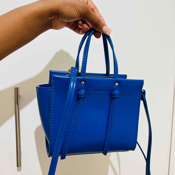 Women Blue zara mini city bag Yaga SA