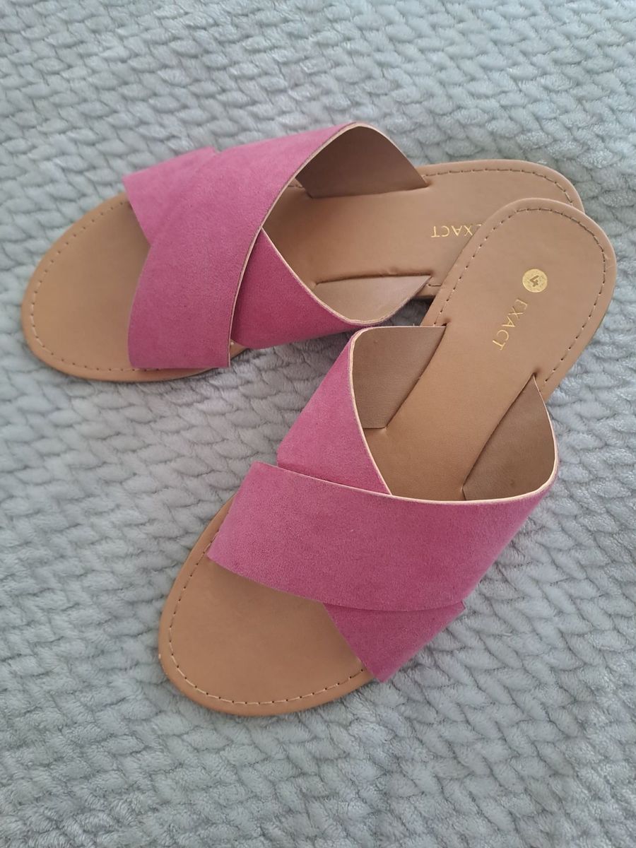 Women Pretty pink slip on sandals by exact Ba Yaga SA