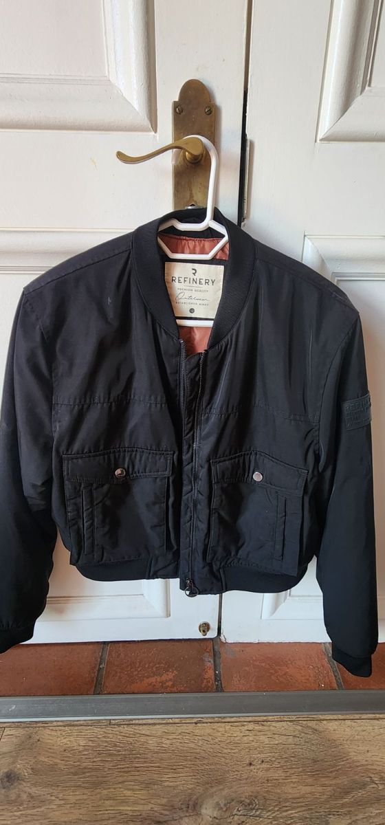 Women Black refinery bomber jacket YAGA - Main Image