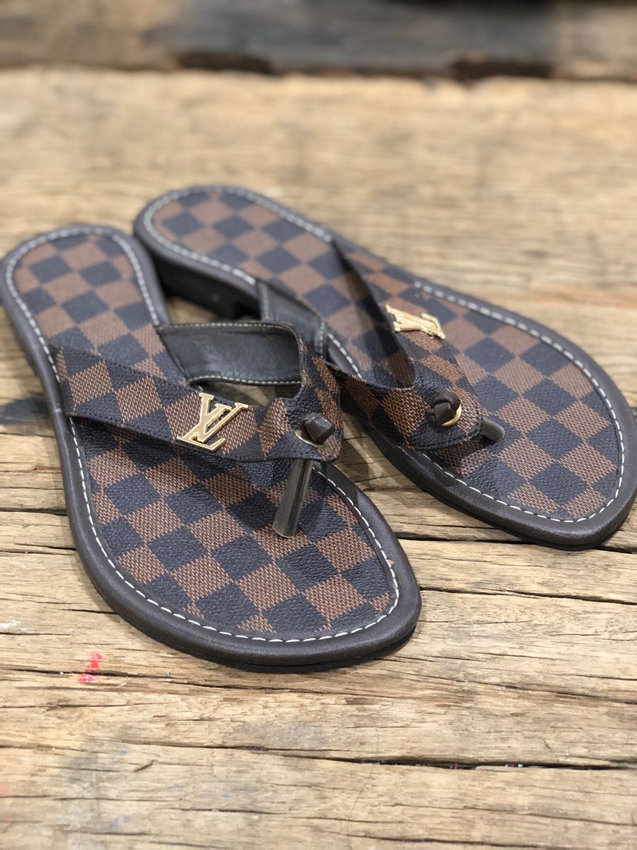 Womens louis sales vuitton flip flops