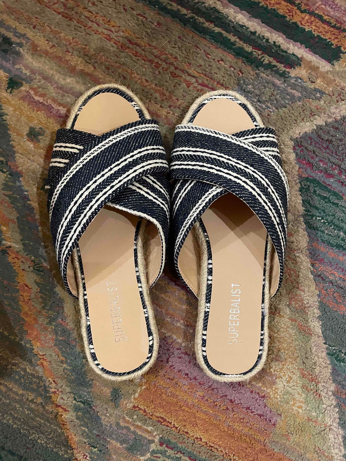 Women Beautiful denim sandals from Superbalis Yaga SA