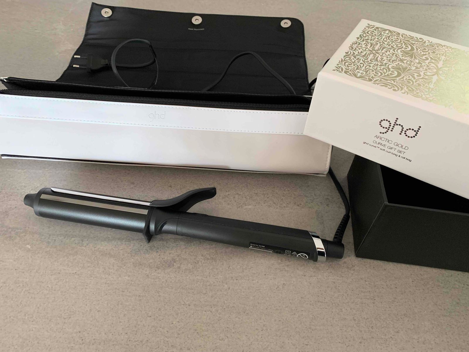 Ghd arctic gold shop curve gift set