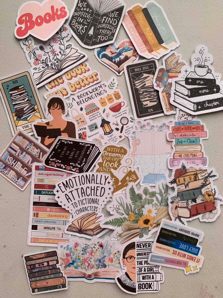 Bookish Stickers - 25 pack