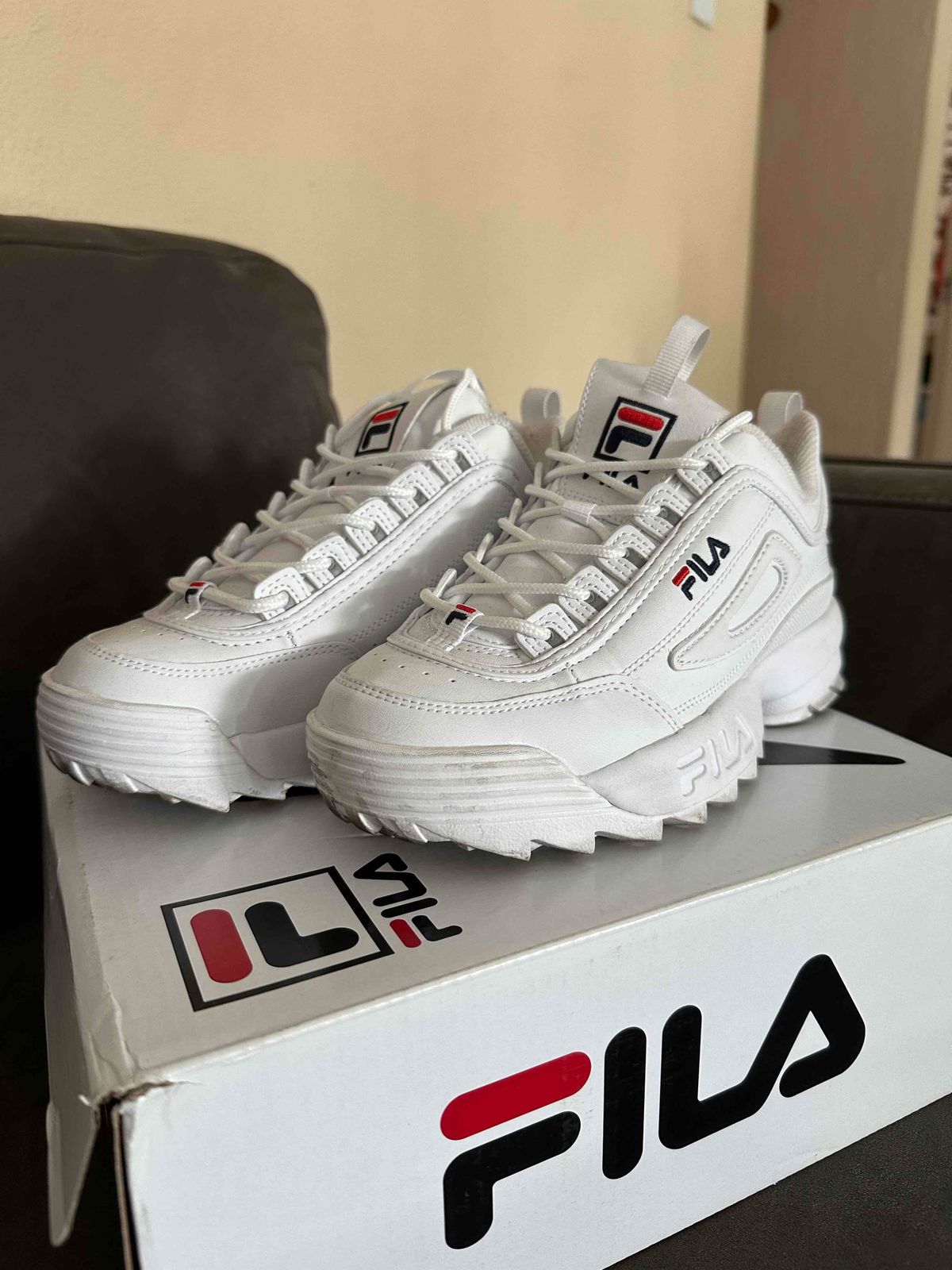 Fila disruptor blanche best sale